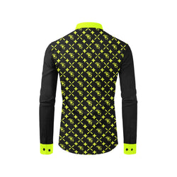 VOLT & BLACK  Men's Casual Dress Shirt